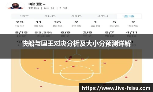 快船与国王对决分析及大小分预测详解